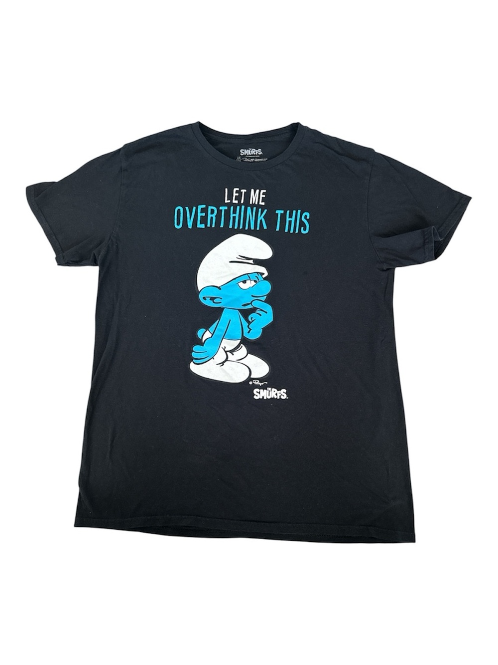 Smurfs “Let Me Overthink This” Graphic T-Shirt Men’s Large